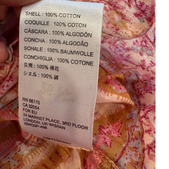 FREE PEOPLE Tangier Babydoll Tiered Sundress Maxi Dress, Size L NWT - Picture 8 of 12